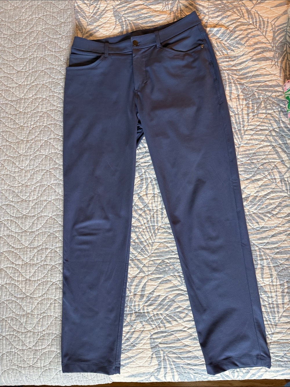 lululemon ABC Classic Fit 5 Pocket Pant Size 30 Gatsby Blue